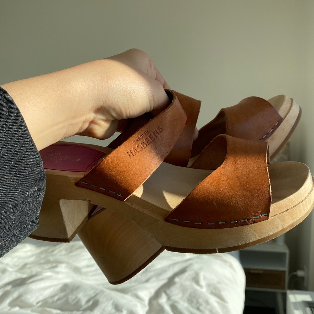 Swedish Hasbeens Clogs 38